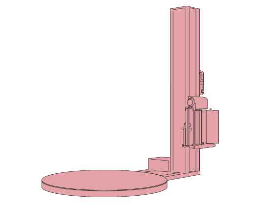 Envolvedora de palets semiautomática modelo i300